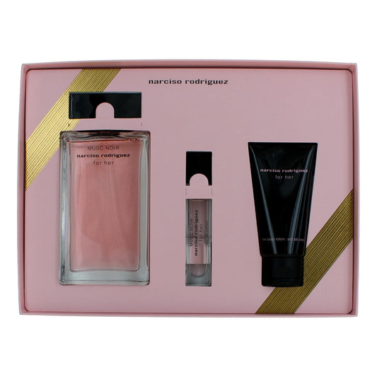 Narciso Rodriguez Musc Noir by Narciso Rodriguez, 3 Piece Gift Set women