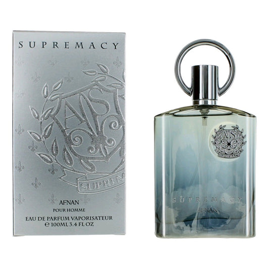 Supremacy Silver by Afnan, 3.4 oz EDP Spray for Men