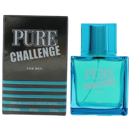 Pure Challenge by Karen Low, 3.4 oz EDT Spray for Men