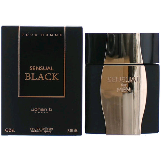 Sensual Black by Johan.b, 2.8 oz EDT Spray for Men