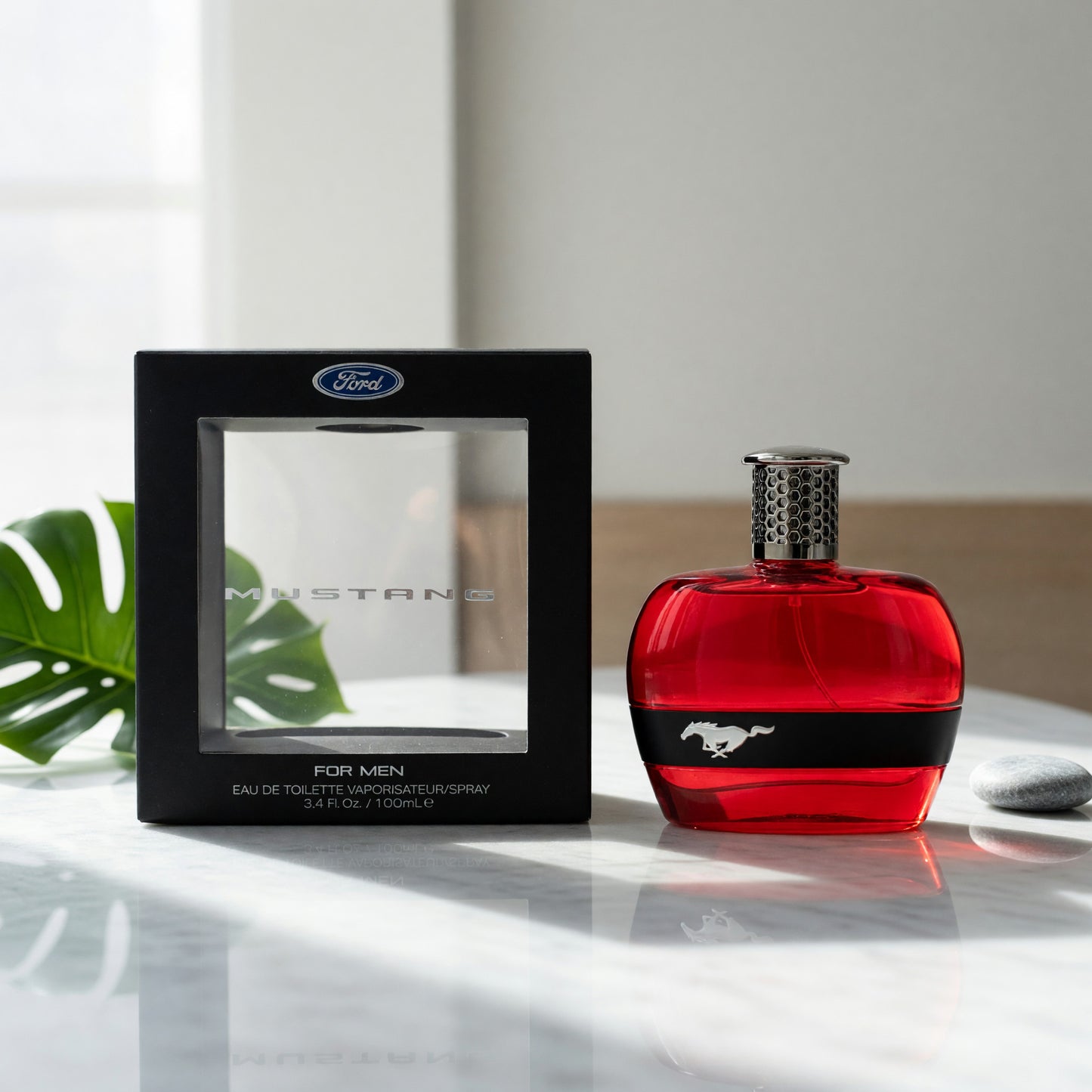Mustang Red by Mustang, 3.4 oz EDT Spray for Men