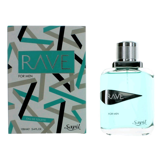 Rave by Sapil, 3.4 oz EDT Spray for Men