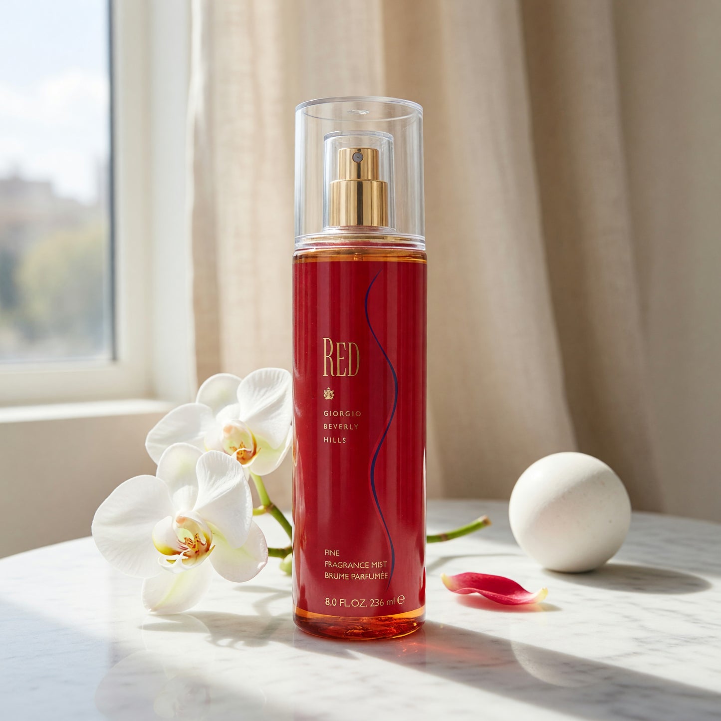 Red by Beverly Hills, 8 oz Fine Fragrance Mist for Women