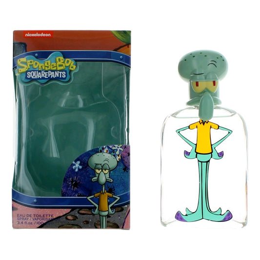 SpongeBob Squarepants Squidward 3D by Nickelodeon, 3.4oz EDT Spray for Boys