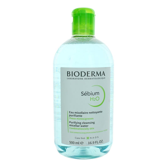 Bioderma Sebium H2O by Bioderma, 16.9oz Purifying Cleansing Micellar Water