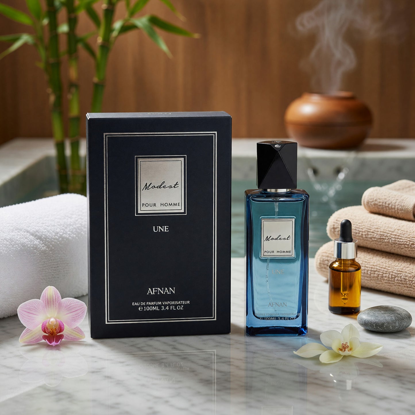 Modest Une by Afnan, 3.4 oz EDP Spray for Men