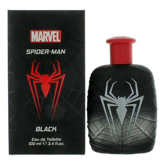 Spiderman Black by Marvel, 3.4 oz EDT Spray for Men