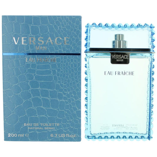 Versace Man Eau Fraiche by Versace, 6.7 oz EDT Spray for Men