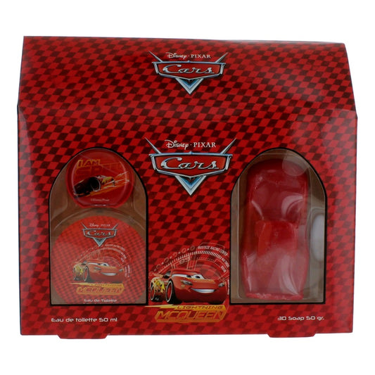 Cars Lightning McQueen by Disney, 2 Piece House Gift Set for Boys