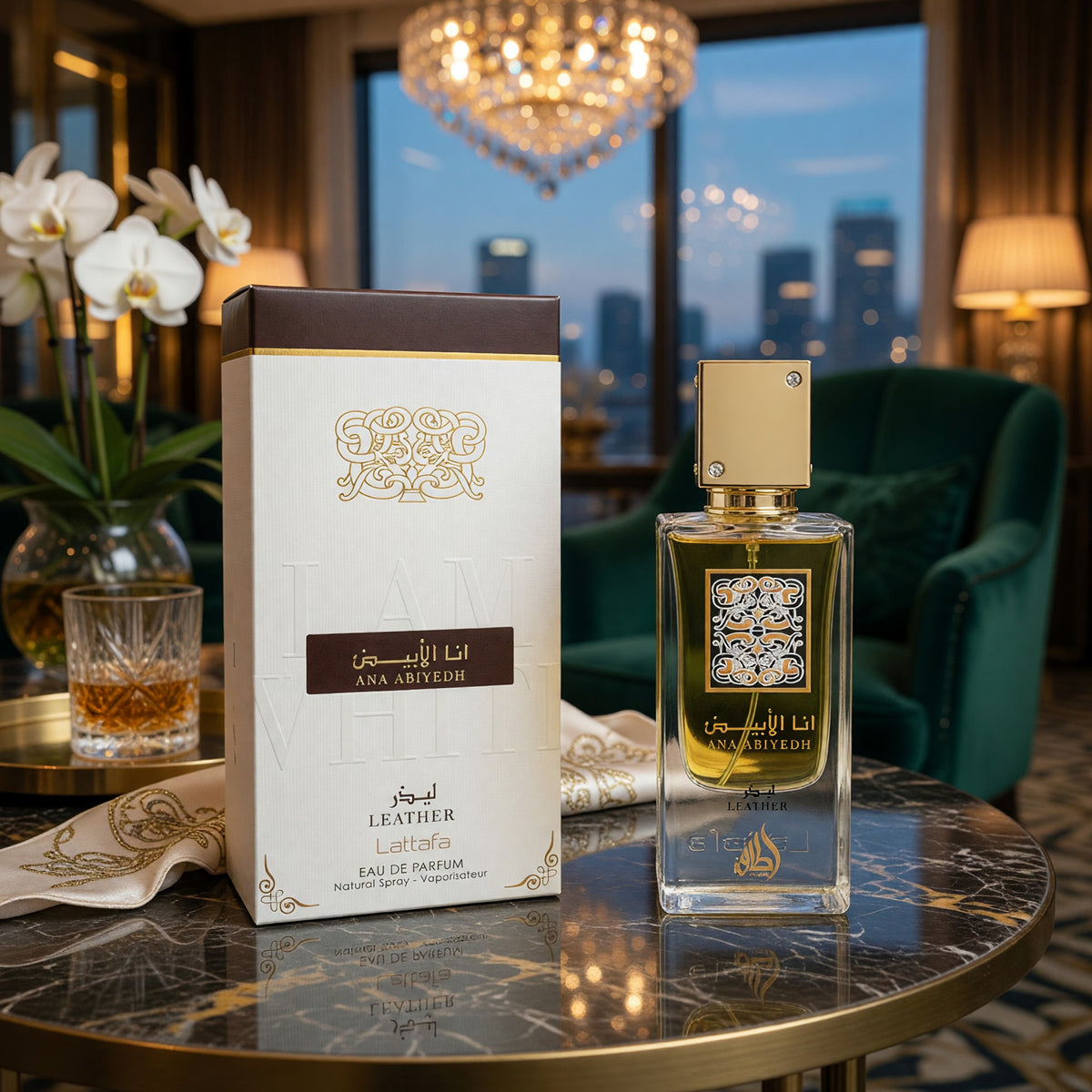 Ana Abiyedh Leather by Lattafa, 2.04 oz EDP Spray for Unisex