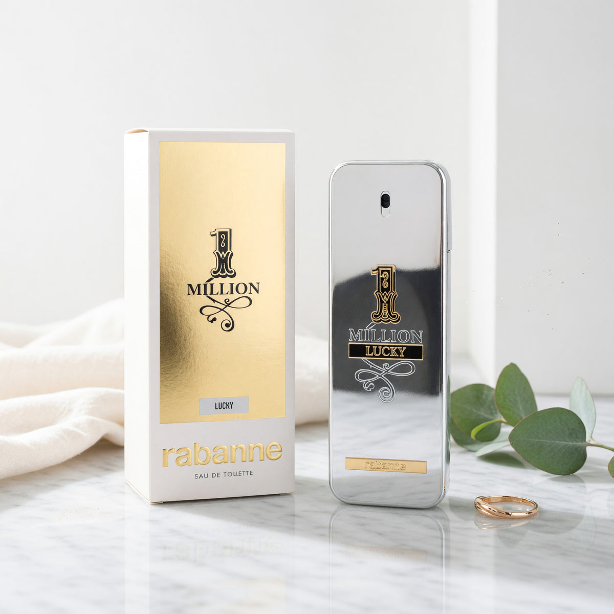 1 Million Lucky by Paco Rabanne, 3.4 oz EDT Spray for Men