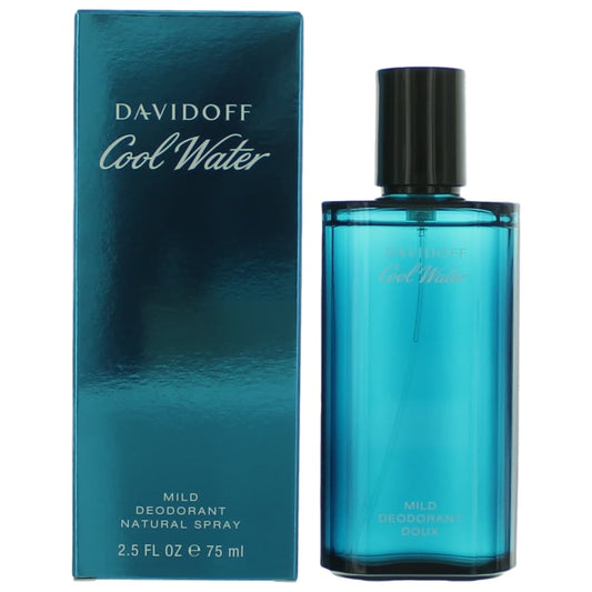 Cool Water by Davidoff, 2.5 oz Deodorant Spray for Men