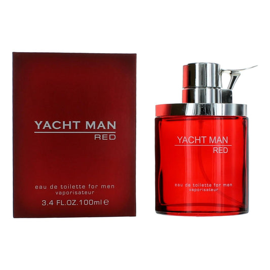 Yacht Man Red by Myrurgia, 3.4 oz EDT Spray for Men