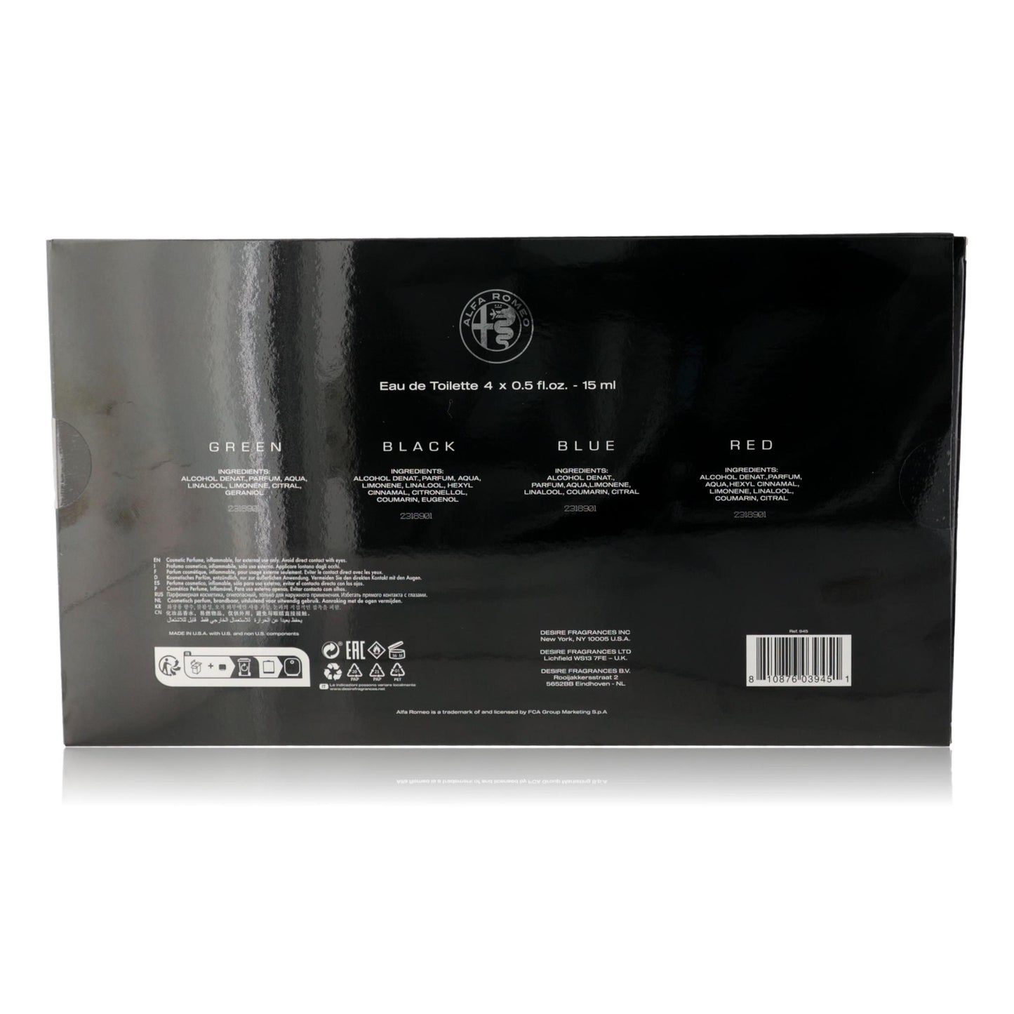 Alfa Romeo by Alfa Romeo, 4 Piece Gift Set for Men