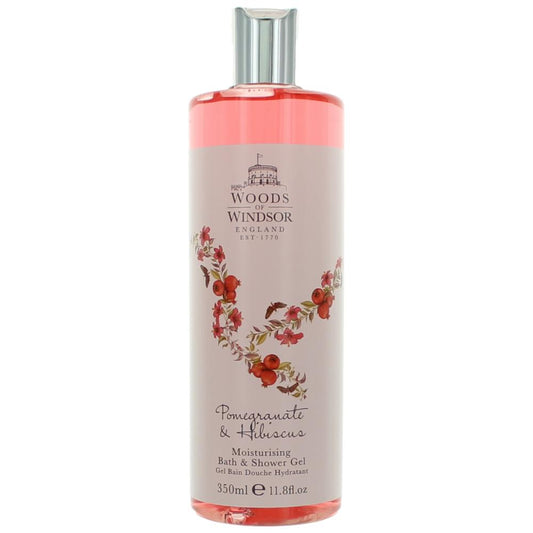 Woods Of Windsor Pomegranate & Hibiscus, 11.8oz Bath and Shower Gel  women