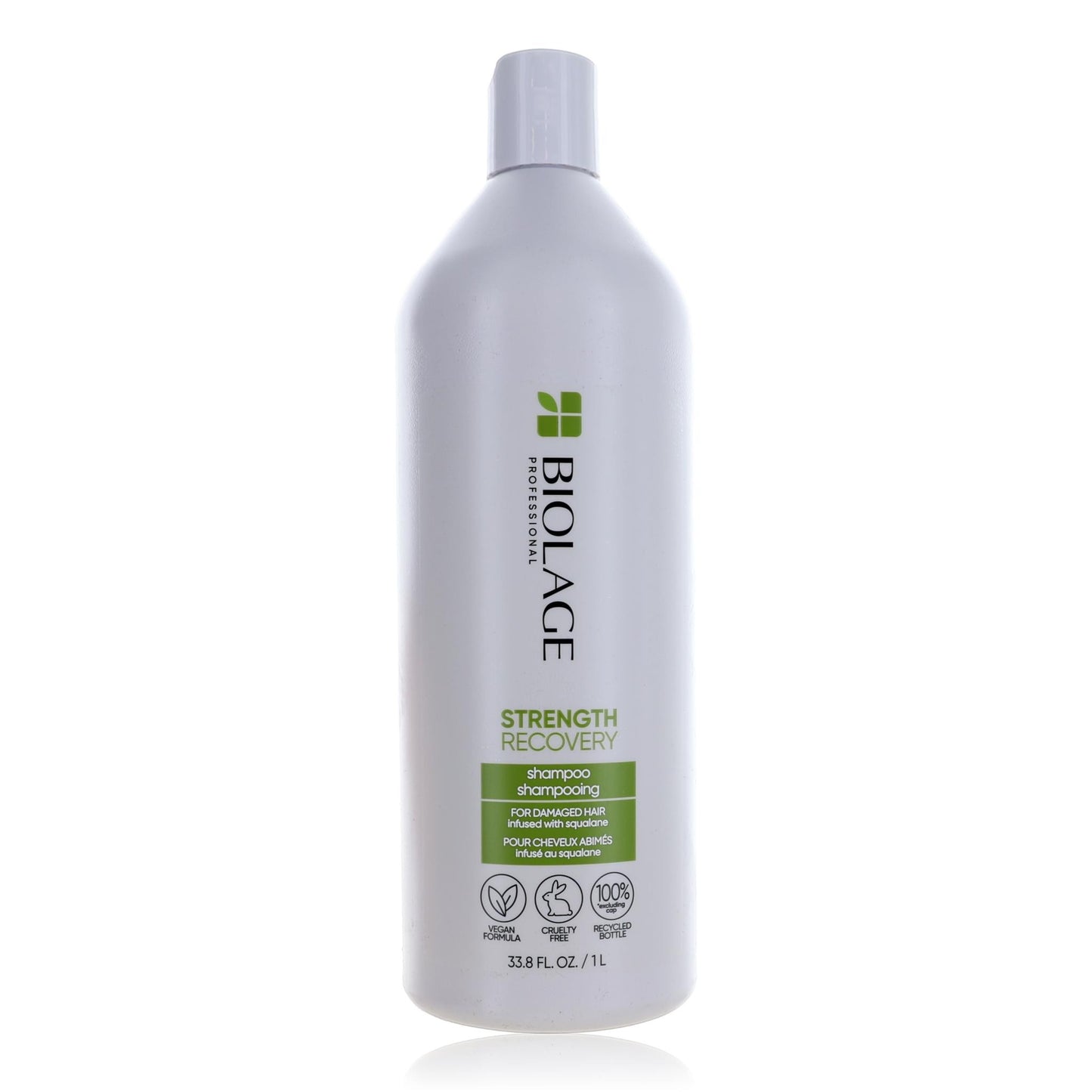 Biolage Strength Recovery Shampoo by Biolage, 1 Liter Shampoo for Damaged Hair