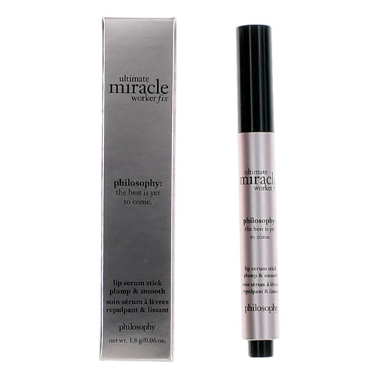 Ultimate Miracle Worker Fix by Philosophy, 0.06oz Lip Serum Stick for Unisex
