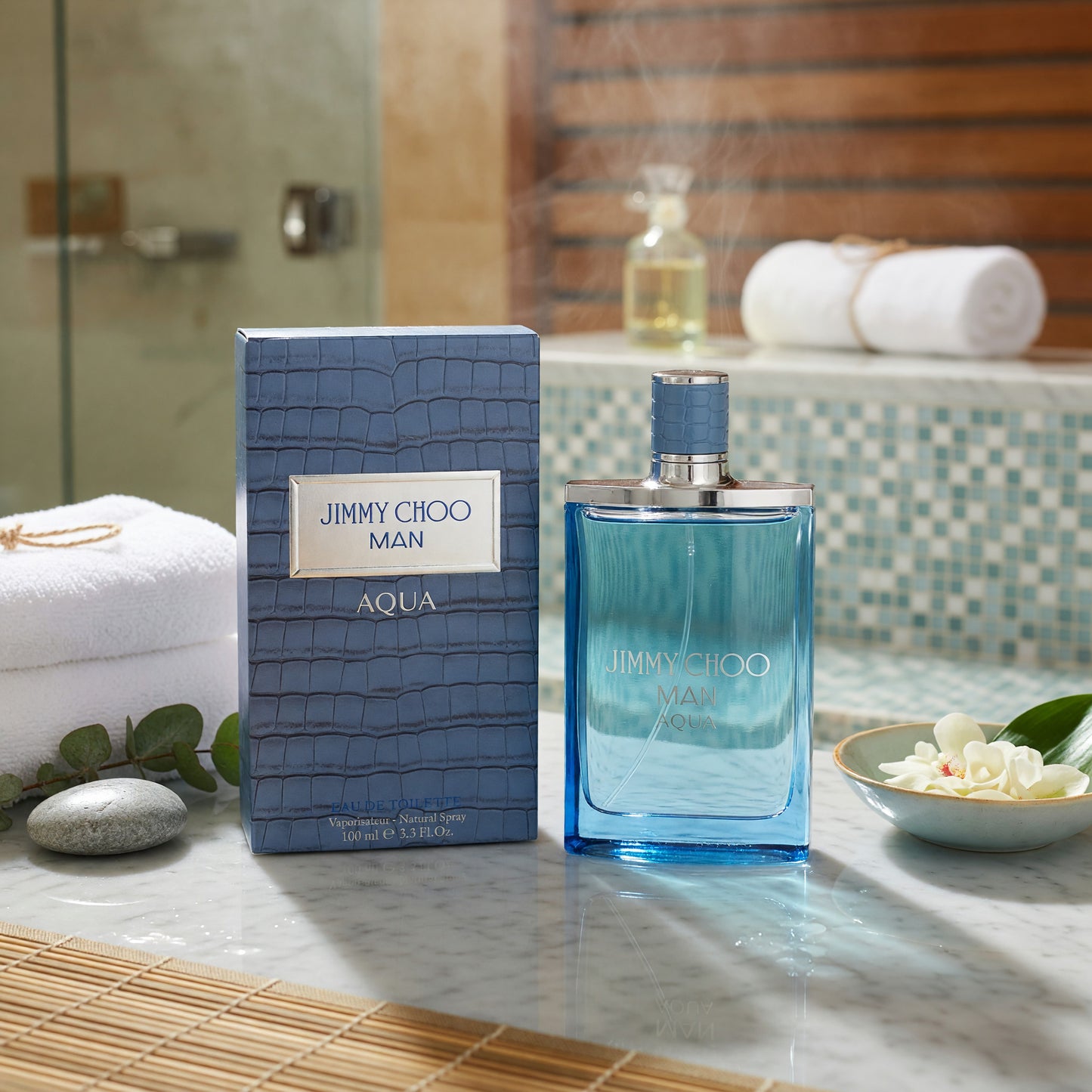 Jimmy Choo Man Aqua by Jimmy Choo, 3.3 oz EDT Spray for Men