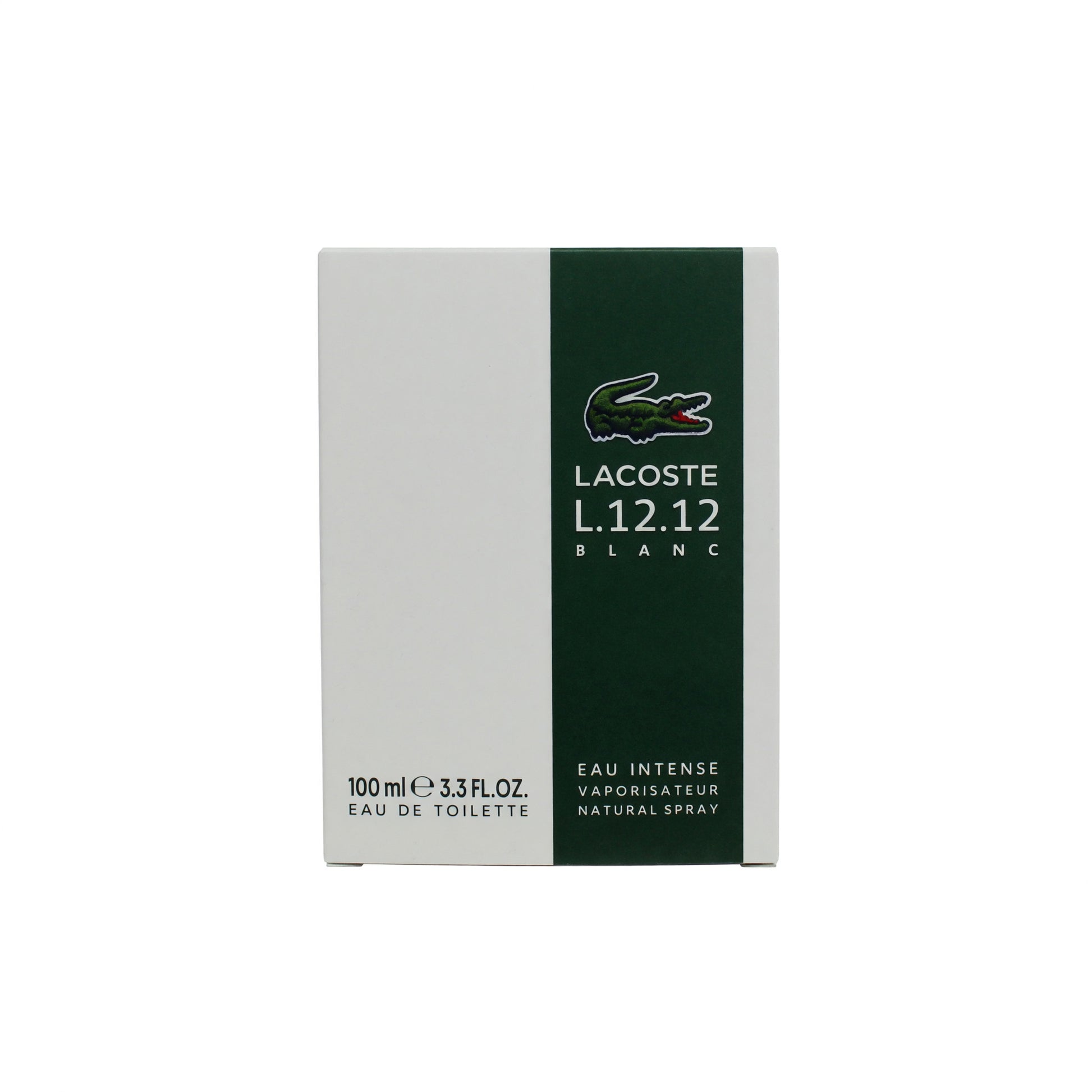 Lacoste L.12.12 Blanc Intense by Lacoste, 3.4 oz EDT Spray for Men