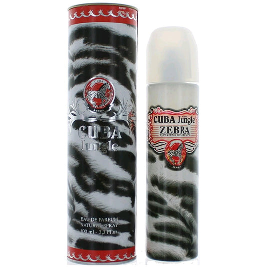 Cuba Jungle Zebra by Cuba, 3.3 oz EDP Spray for Women