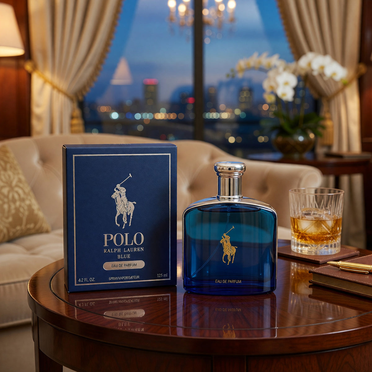 Polo Blue by Ralph Lauren, 4.2 oz EDP Spray for Men