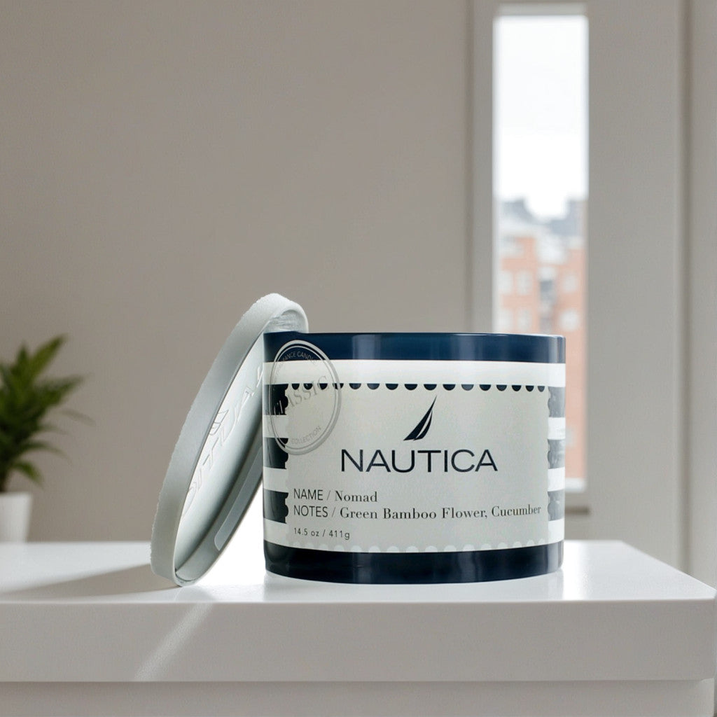 Nautica 14.5 oz Soy Wax Blend 3 Wick Candle - Nomad
