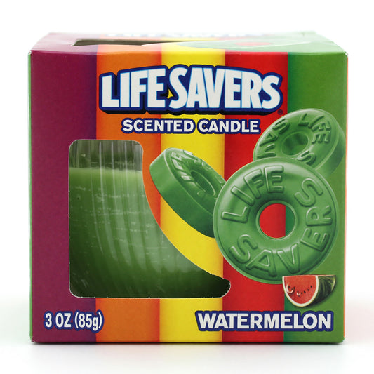 Life Savers Scented Candle 3 oz Jar - Watermelon