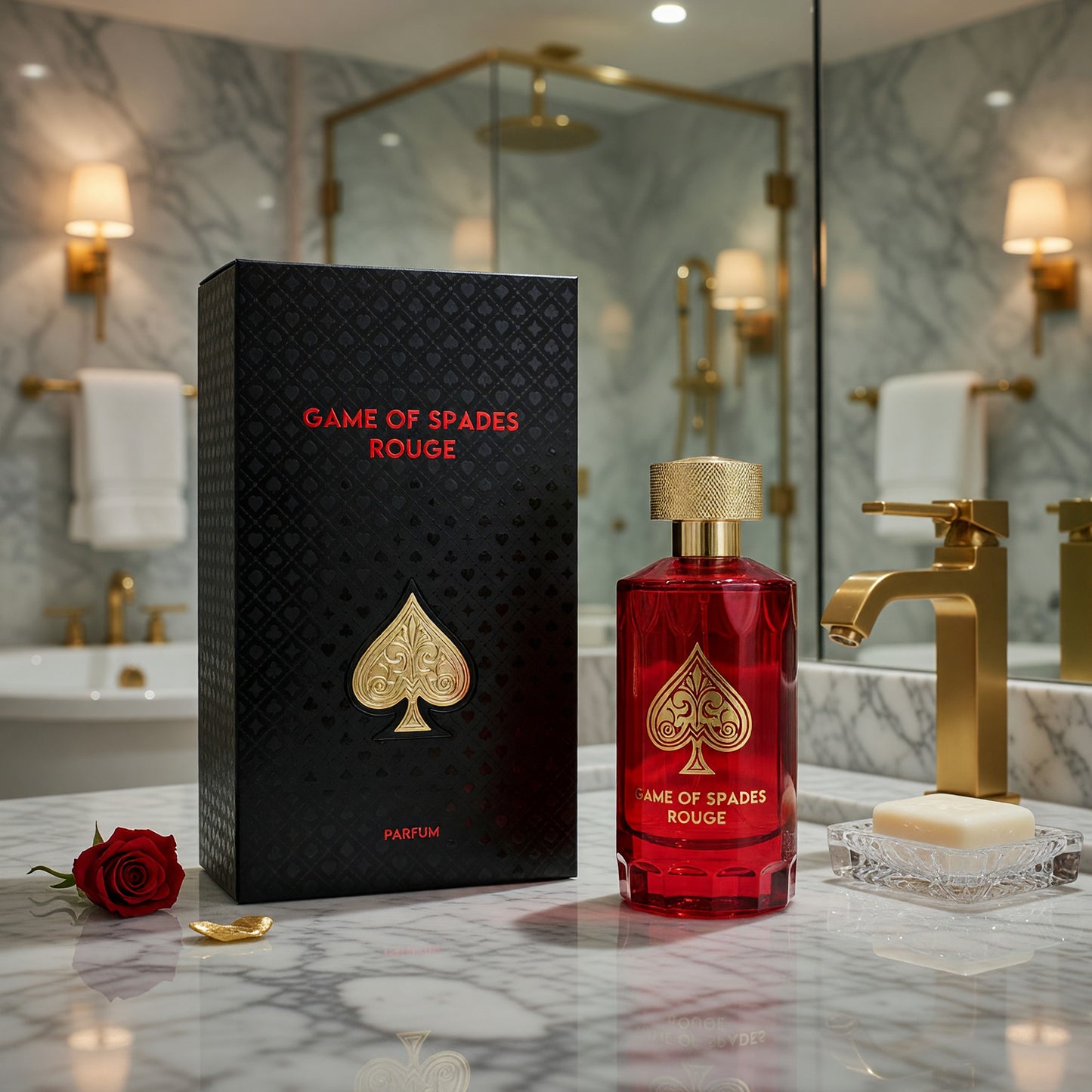 Game of Spades Rouge by Jo Milano, 3.4 oz EDP Spray for Unisex
