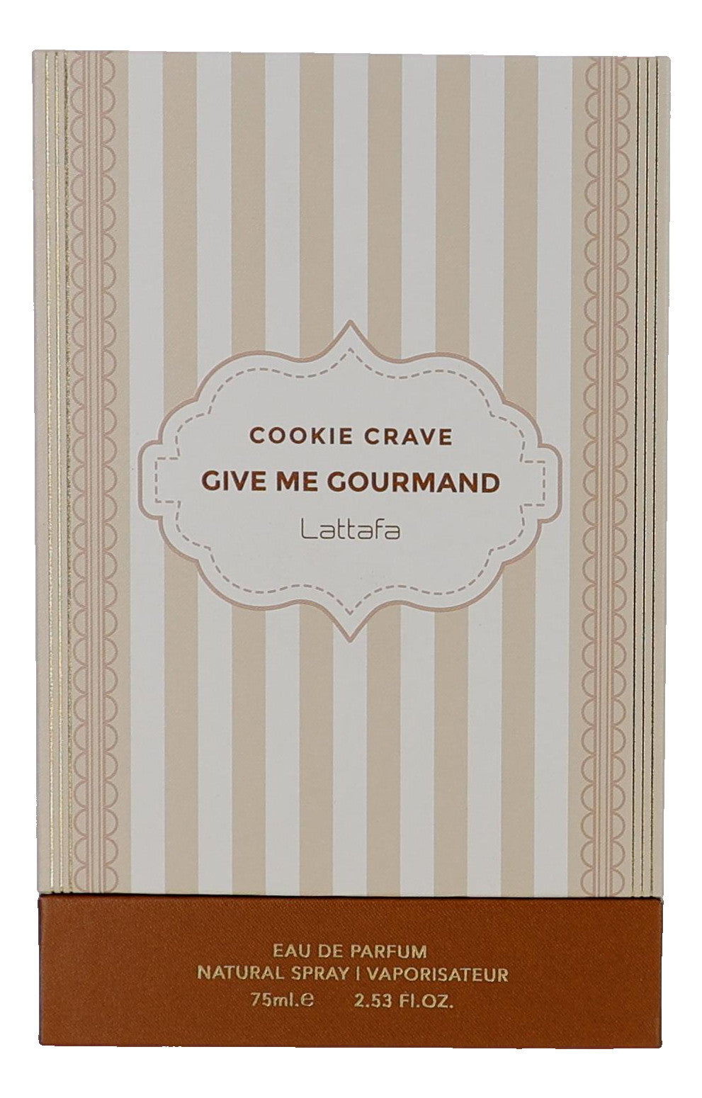 Cookie Crave Give Me Gourmand by Lattafa, 2.53 oz EDP Spray for Women