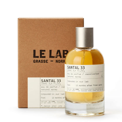Santal 33 by Le Labo, 3.4 oz EDP Spray for Unisex
