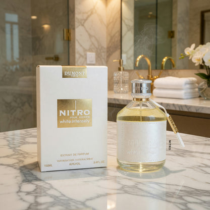 Nitro White Intensely by Dumont, 3.4oz Extrait De Parfum Spray men