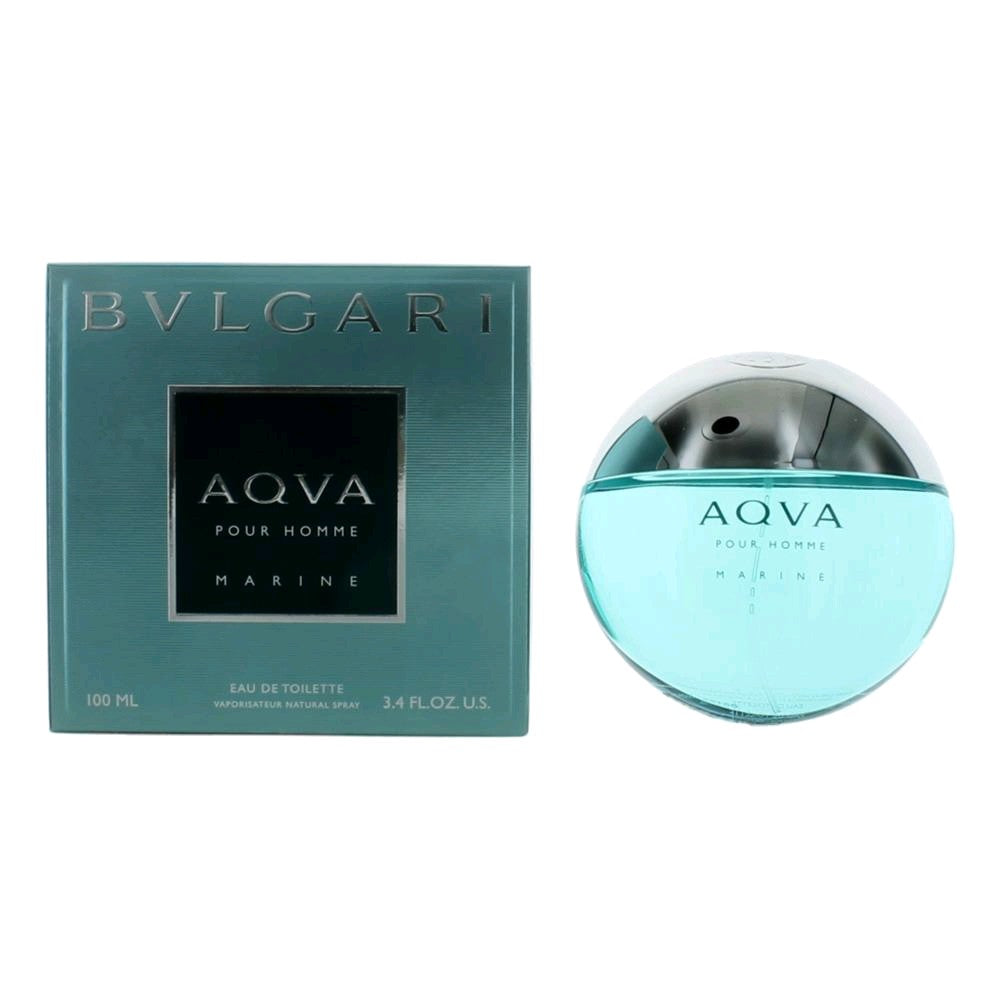 Aqva Marine by Bvlgari, 3.4 oz EDT Spray for Men (Aqua)