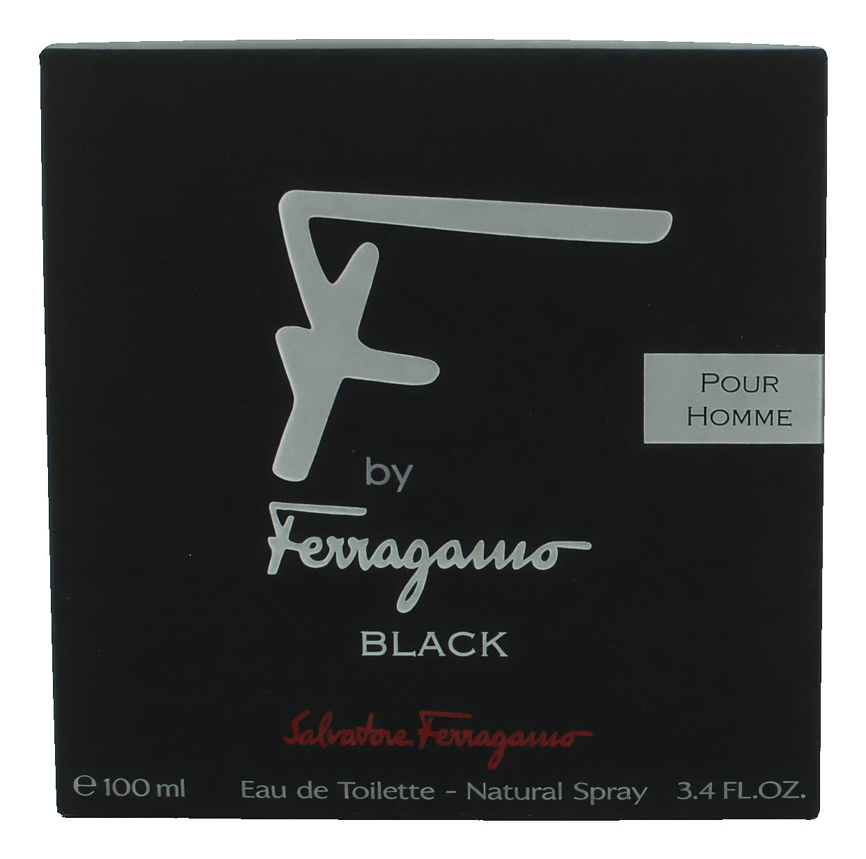 F Black by Salvatore Ferragamo, 3.4 oz EDT Spray for Men
