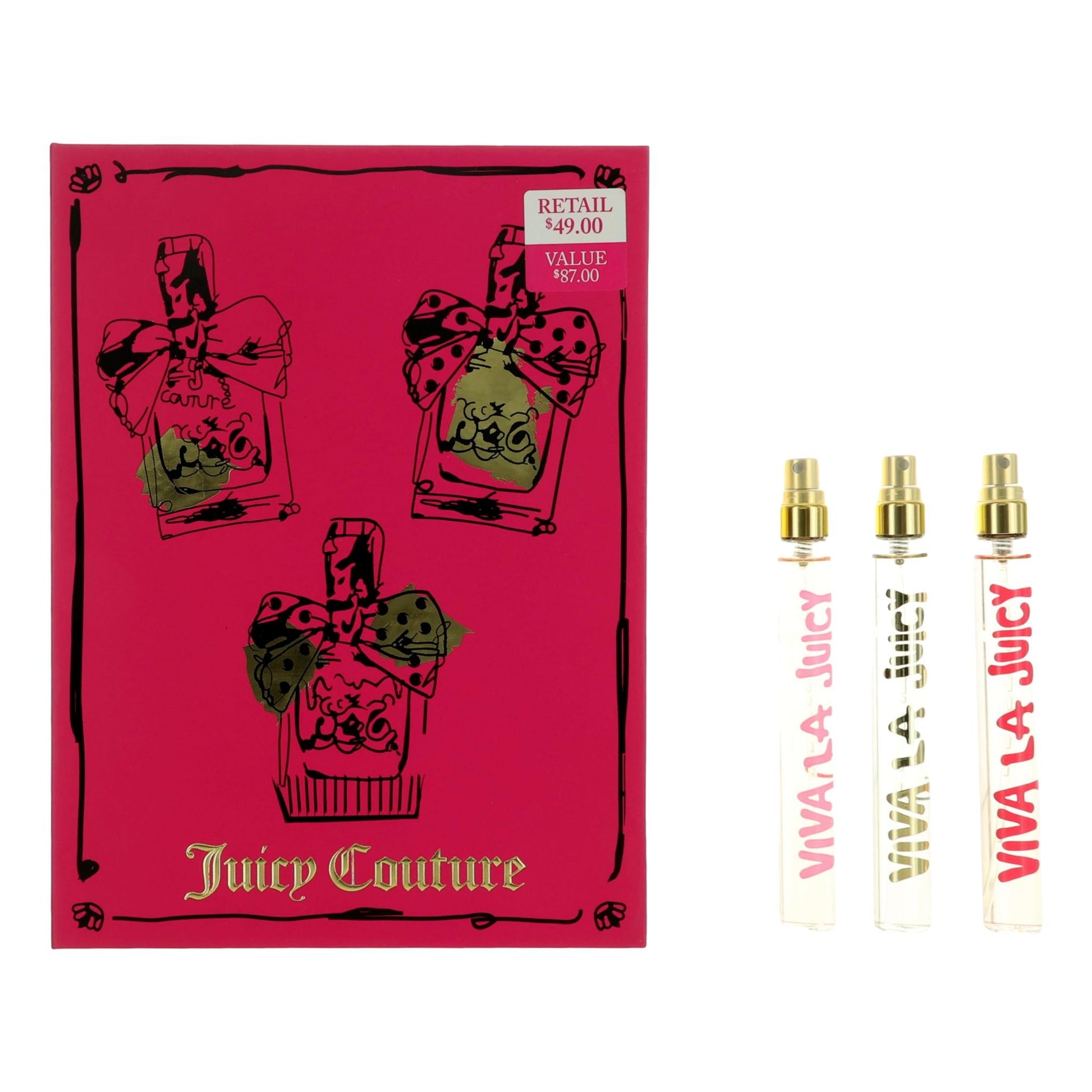 Juicy Couture by Juicy Couture, 3 Piece Variety Coffret Set for Women