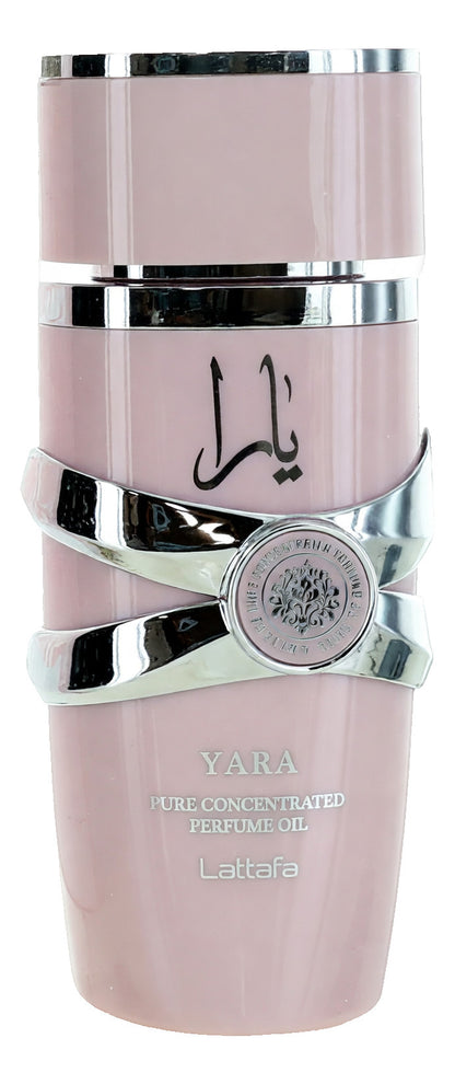 Yara by Lattafa, 0.67 oz Concentrated Perfume Oil for Women  