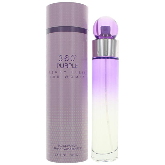 Perry Ellis 360 Purple by Perry Ellis, 3.4 oz EDP Spray for Women