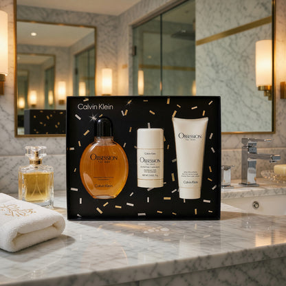 Obsession by Calvin Klein, 3 Piece Gift Set for Men
