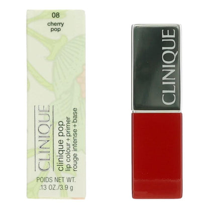 Clinique Pop by Clinique, 0.13 oz Lip Colour + Primer - 08 Cherry Pop - 08 Cherry Pop