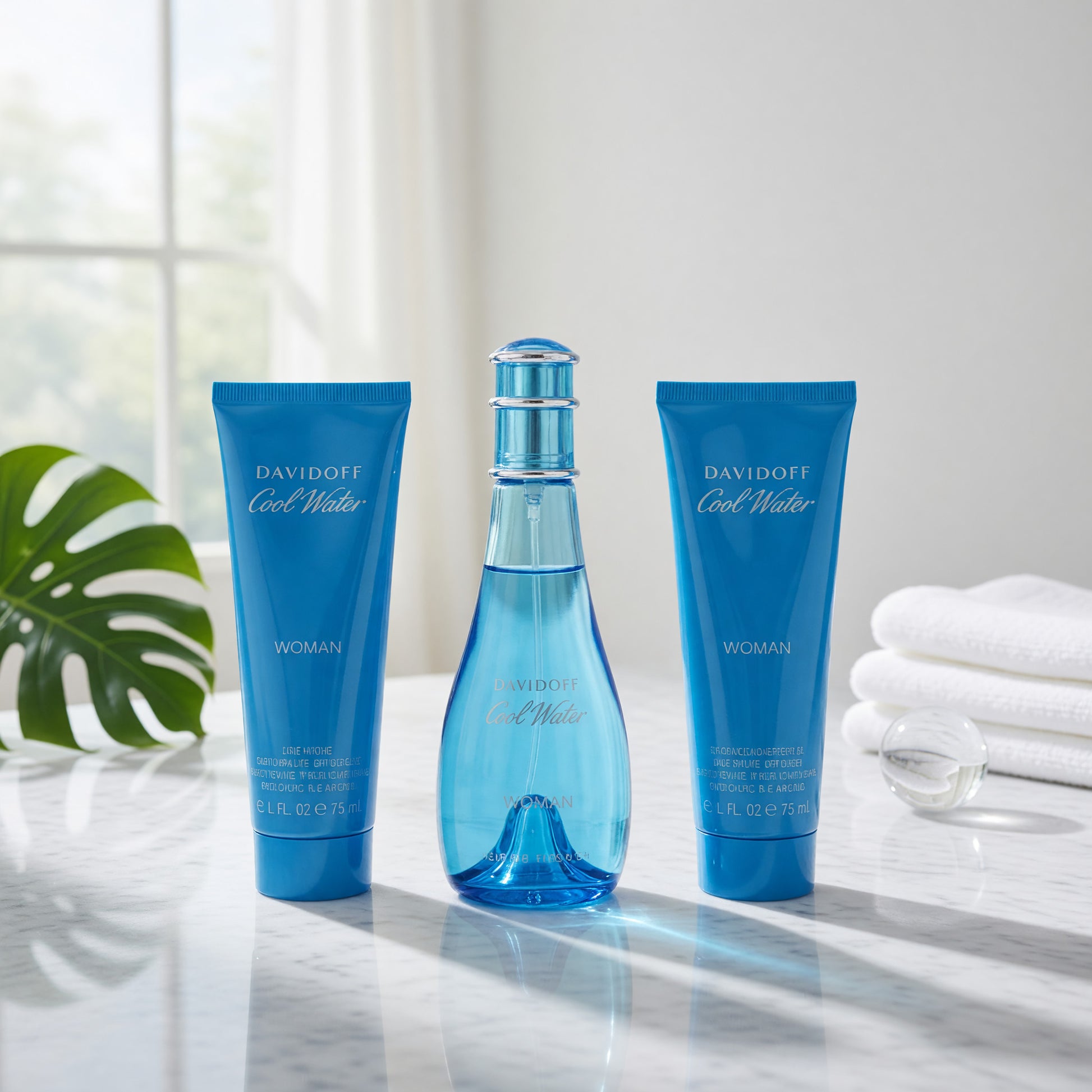 Cool Water by Davidoff, 3 Piece Gift Set for Women