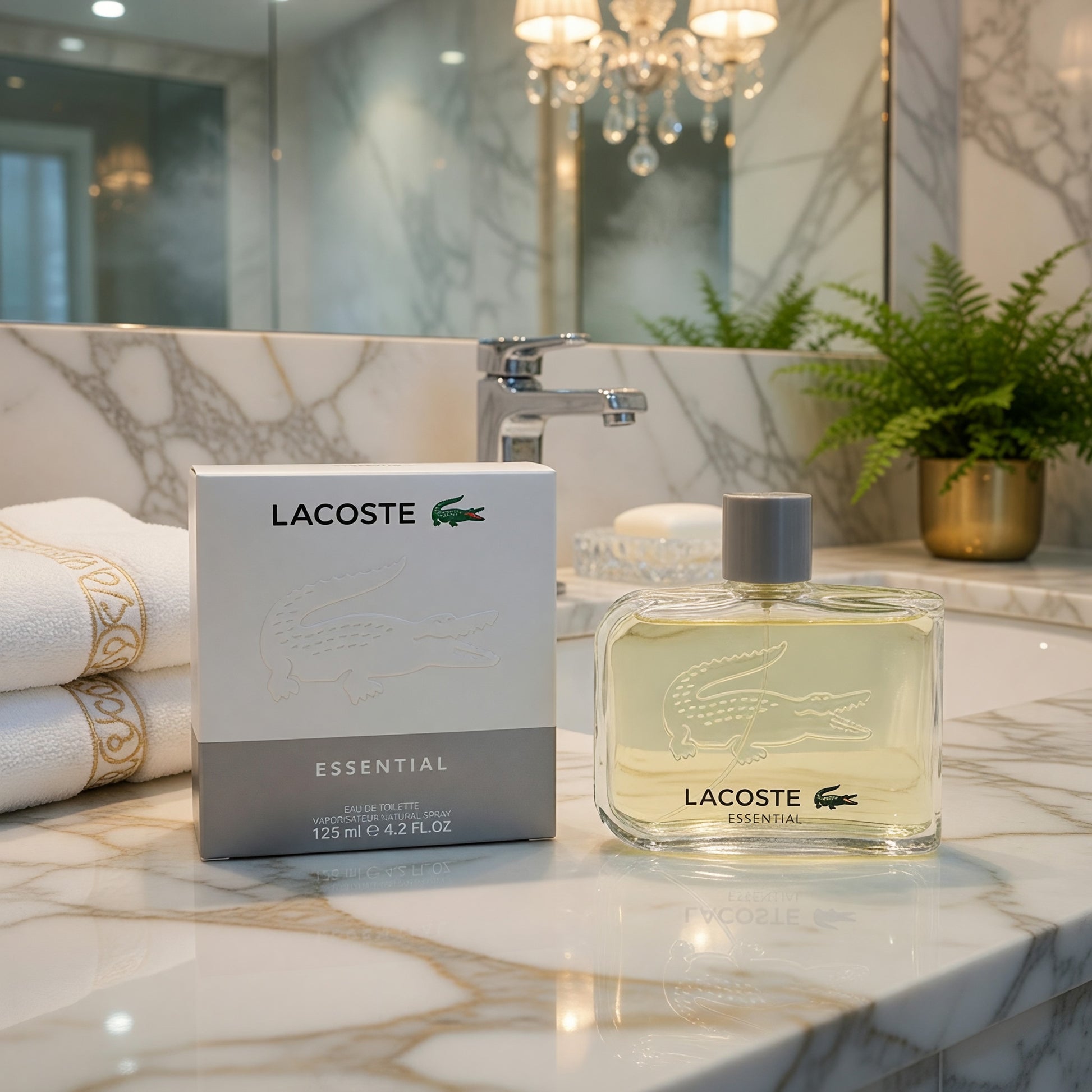 Lacoste Essential by Lacoste, 4.1 oz EDT Spray for Men
