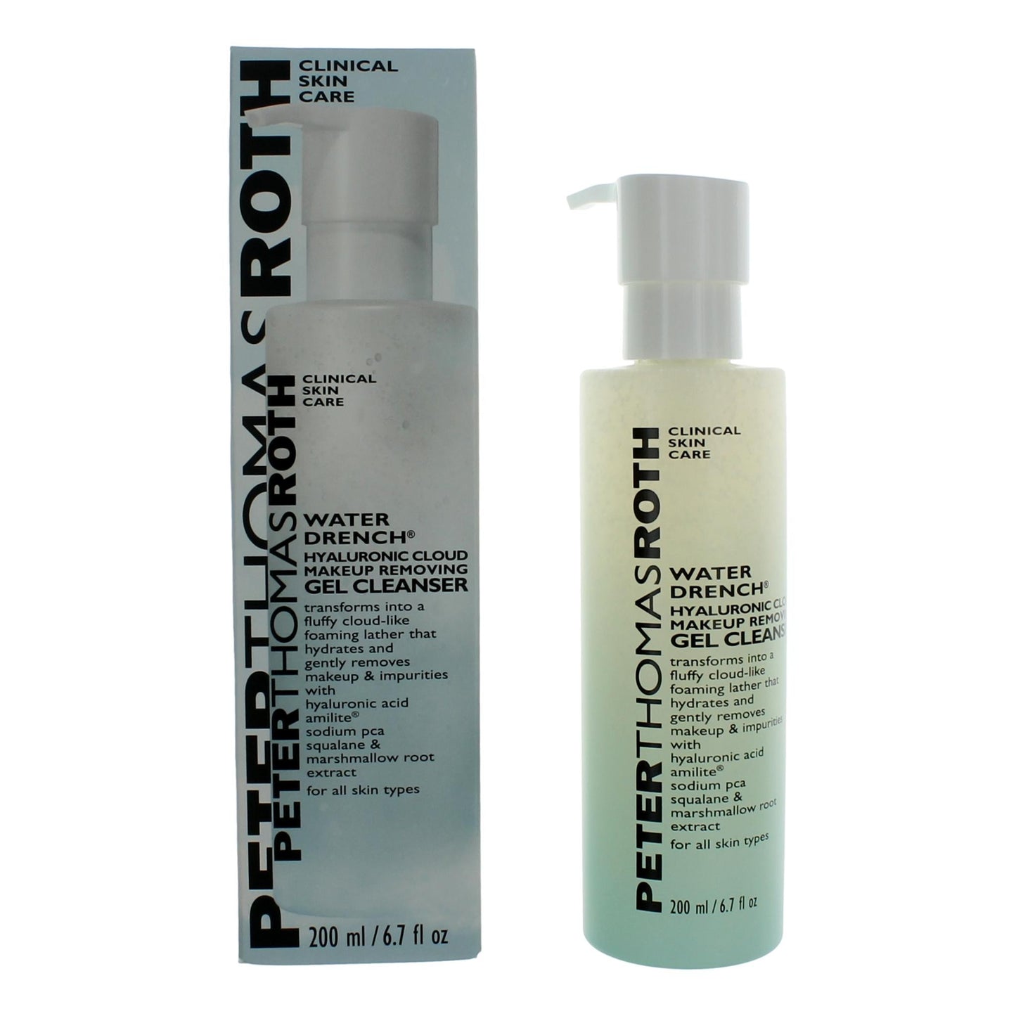 Peter Thomas Roth Water Drench, 6.7oz Hyaluronic Cloud Gel Cleanser