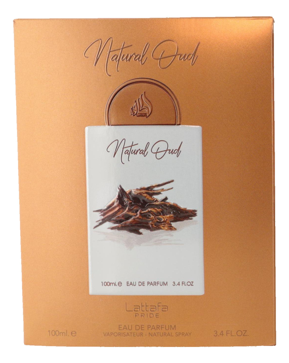 Natural Oud by Lattafa, 3.4 oz EDP Spray for Unisex