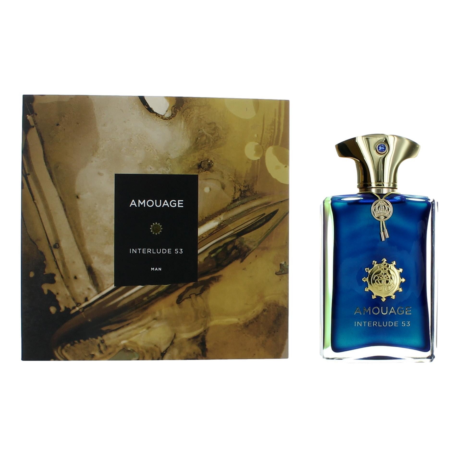 Interlude 53 by Amouage, 3.4 oz Extrait De Parfum Spray for Men