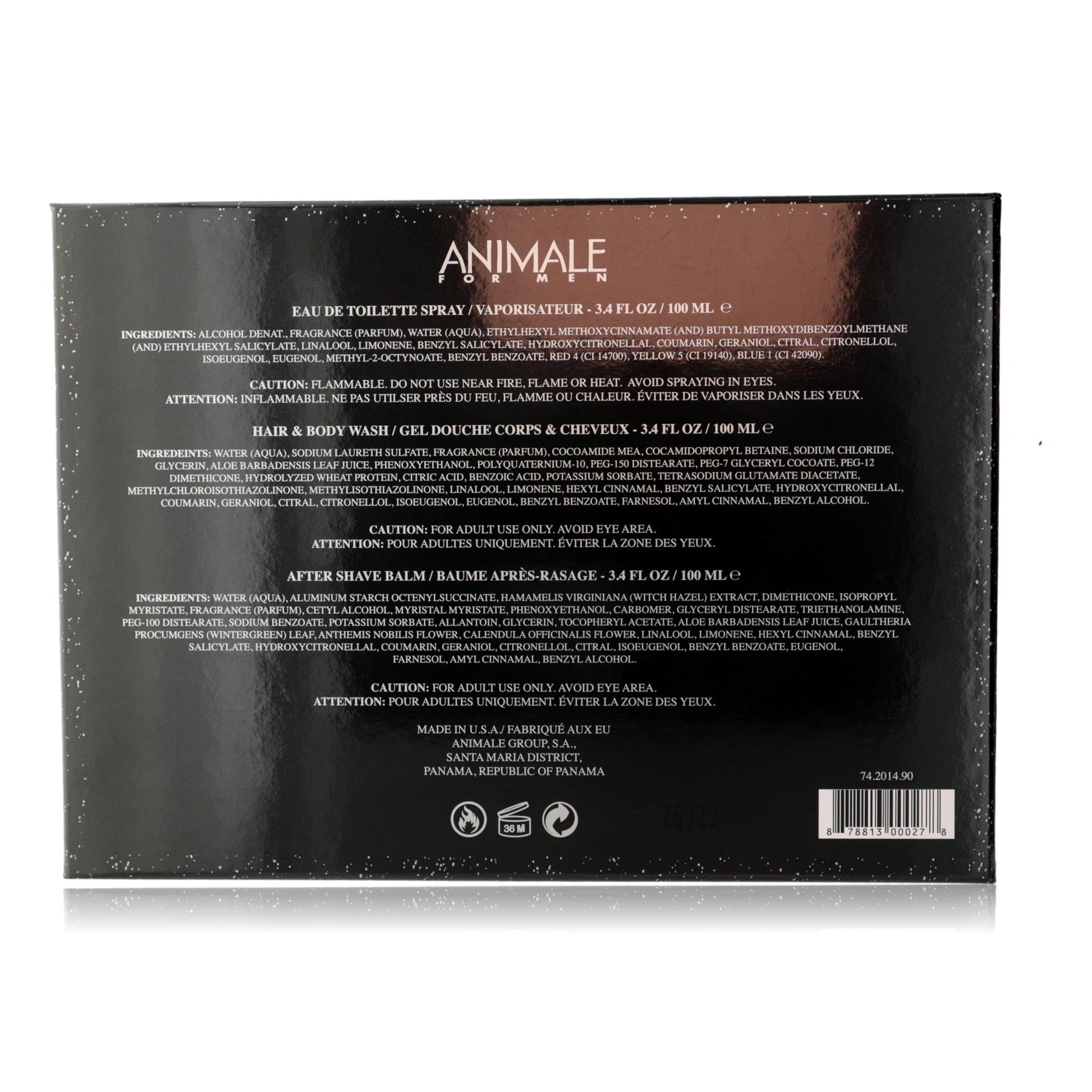 Animale by Animale, 3 Piece Gift Set for Men