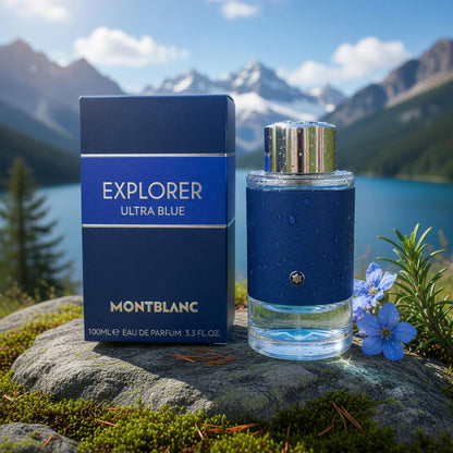 Explorer Ultra Blue by Mont Blanc, 3.3 oz EDP Spray for Men
