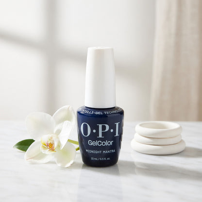 OPI Gel Nail Polish by OPI, 0.5 oz Gel Color - Midnight Mantra - Midnight Mantra