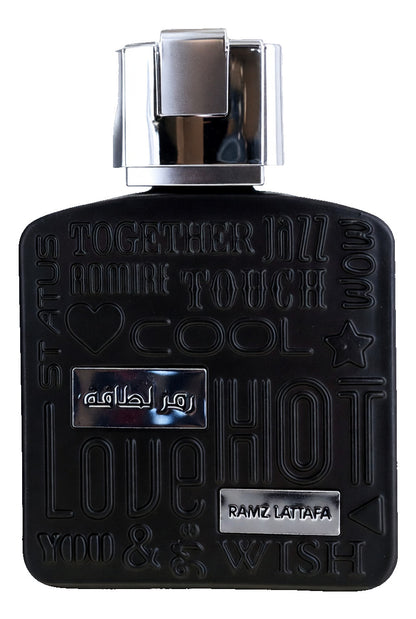 Ramz Silver by Lattafa, 3.4 oz EDP Spray for Unisex