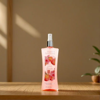 Sugar Peach by Body Fantasies, 8 oz Fragrance Body Spray for Women