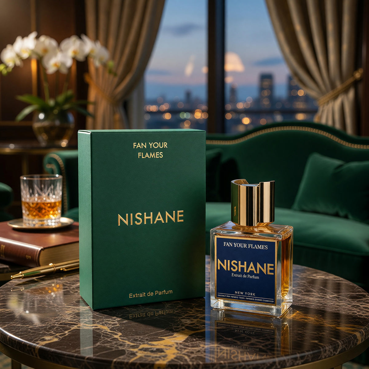 Nishane Fan Your Flames by Nishane, 3.4oz Extrait de Parfum Spray for Unisex