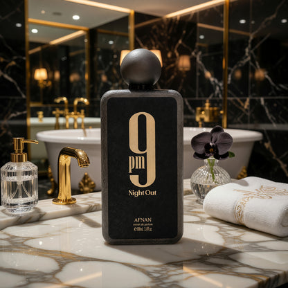 9PM Night Out by Afnan, 3.4oz Extrait De Parfum spray for Unisex TESTER